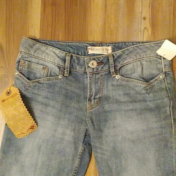 NWT REALLY COOL BOOTHEEL TRADING CO. BY SHERYL CROWE MEMPHIS JEANS. SZ 27/32 - Picture 7 of 12